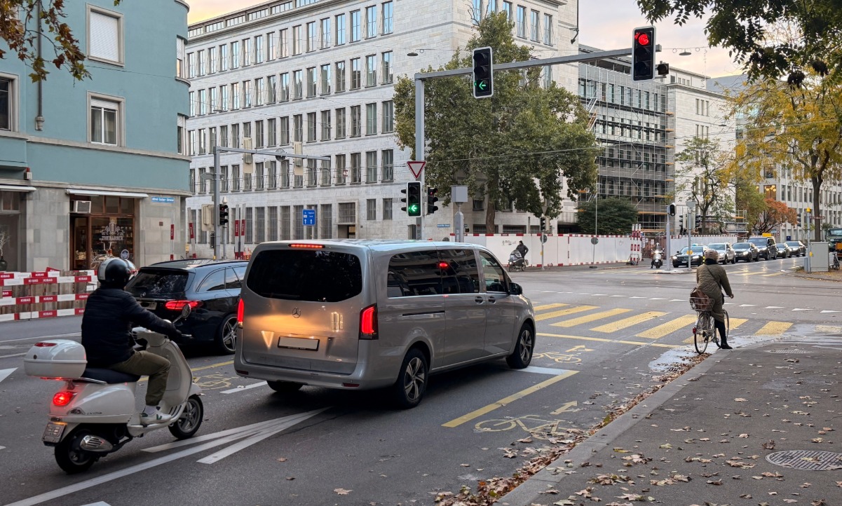 Nervige Ampel Zürich