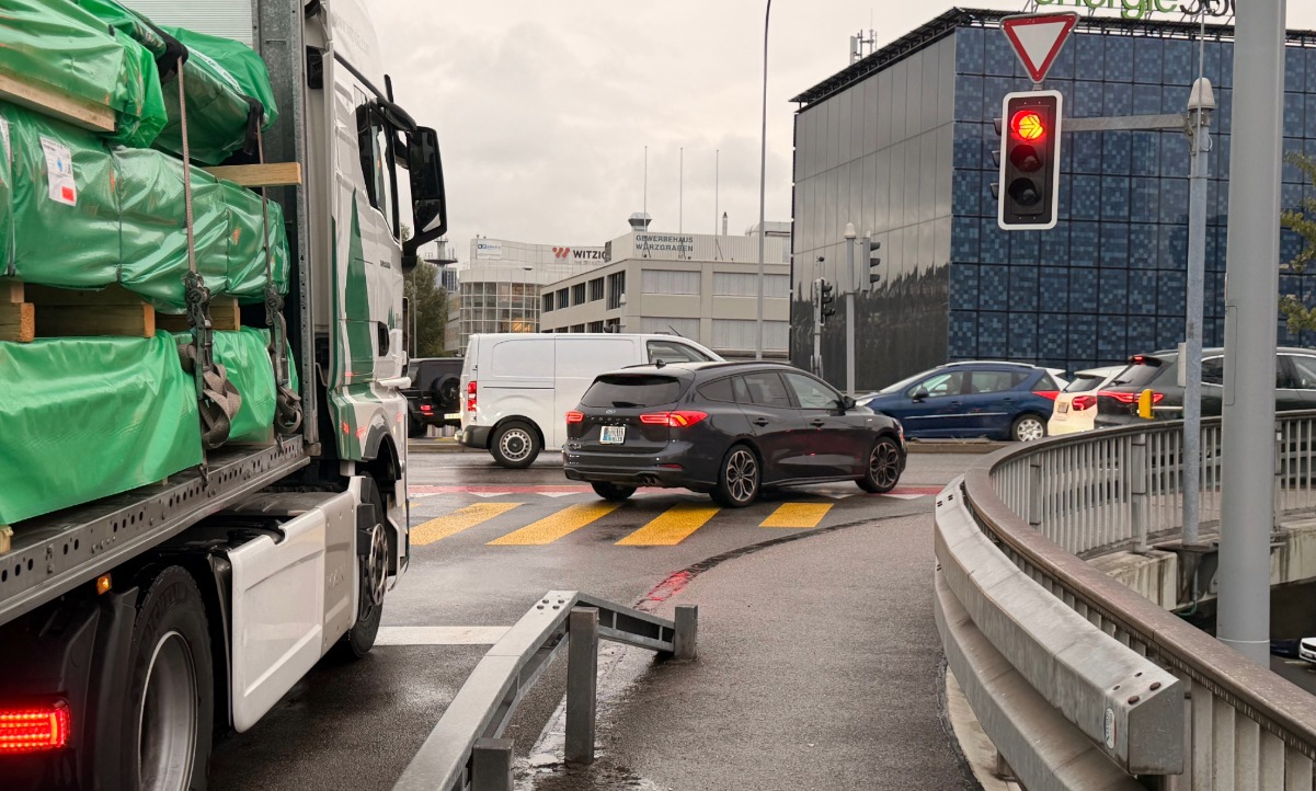 Europabrücke Ampel