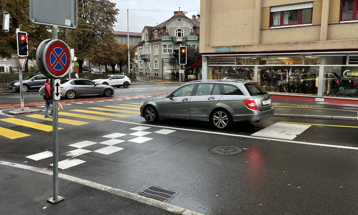 Hünenbergstrasse Ampel