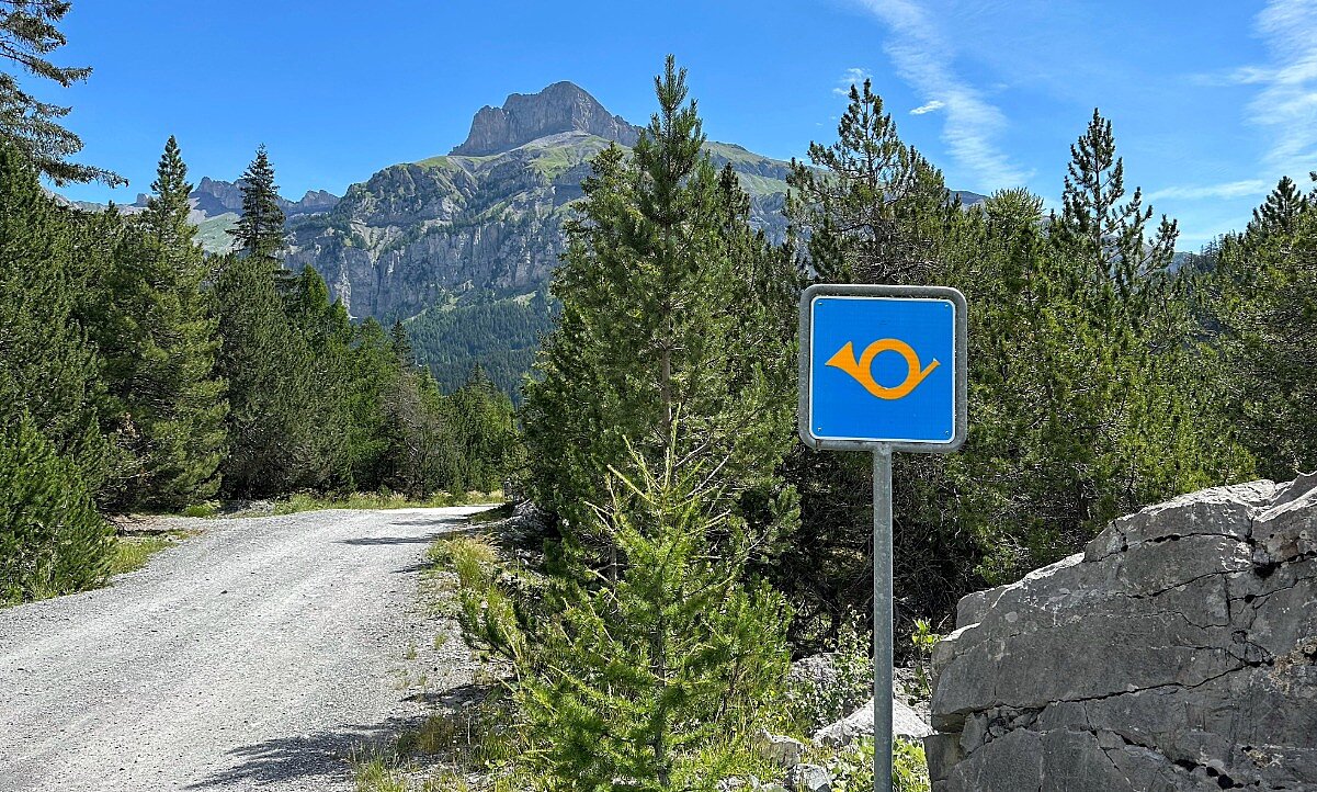 Bergpoststrasse Schild
