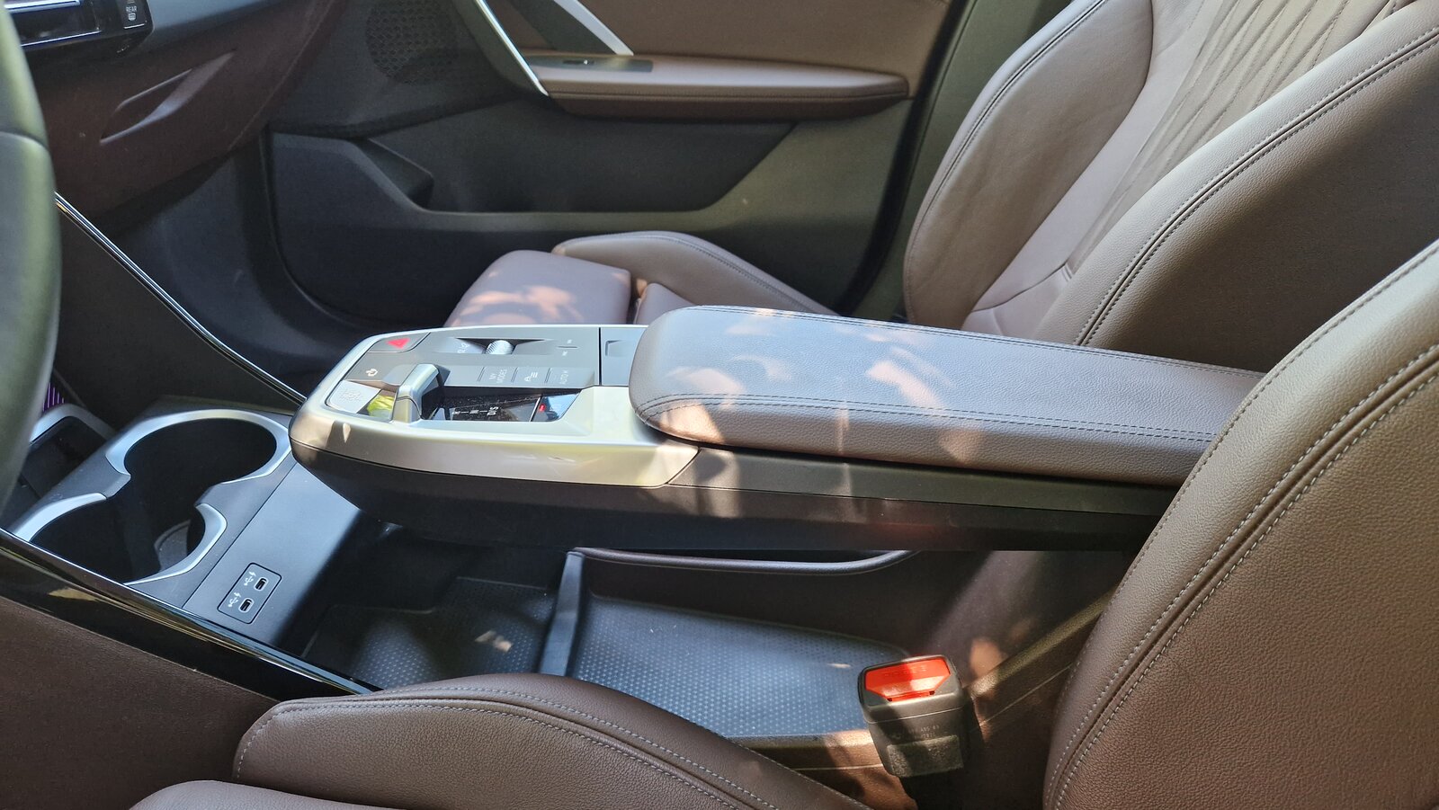 Mittelkonsole im BMW X1.