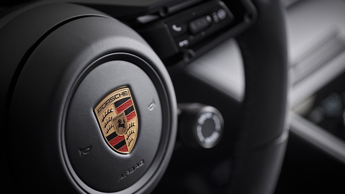 Lenkrad im Porsche Macan