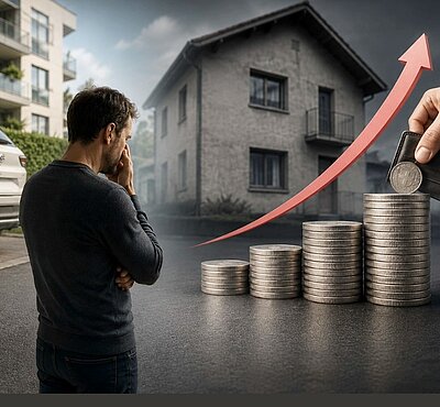 Laden zu Hause: Der Bundesrat will den Zugang zu Ladeinfrastruktur in Mehrfamilienhäusern erleichtern. Noch ist die Regelung aber nicht beschlossen. Bild: KI generiert