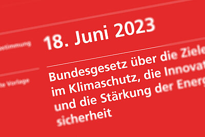 Klimaschutzgesetz Abstimmung Büchlein