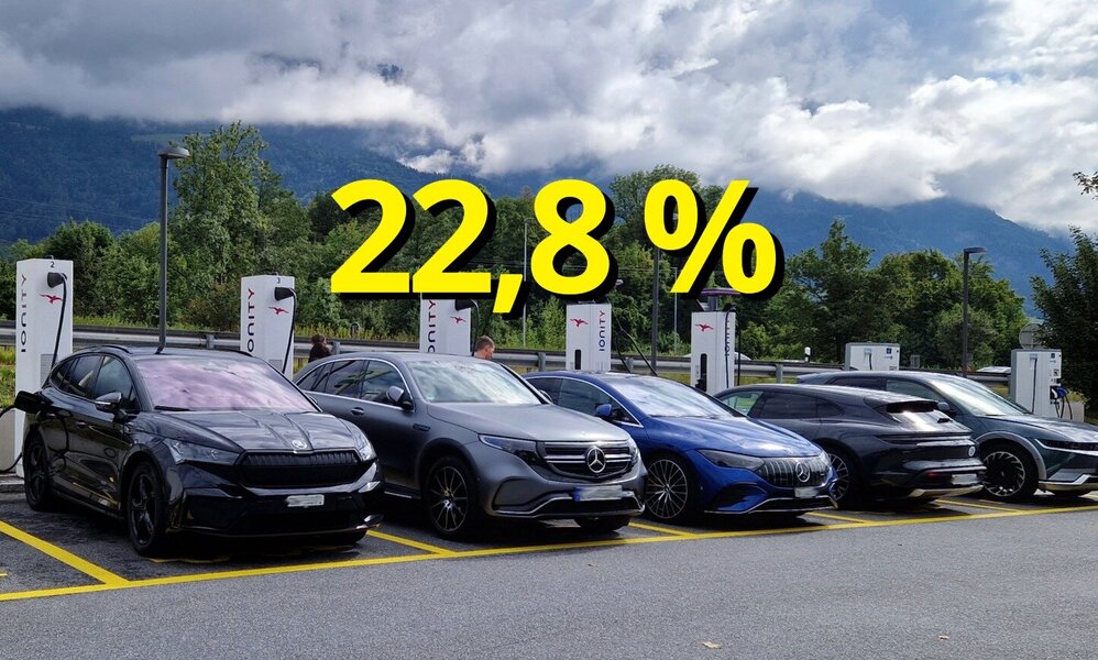 Elektroautos beim Laden