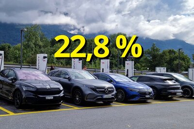 Elektroautos beim Laden