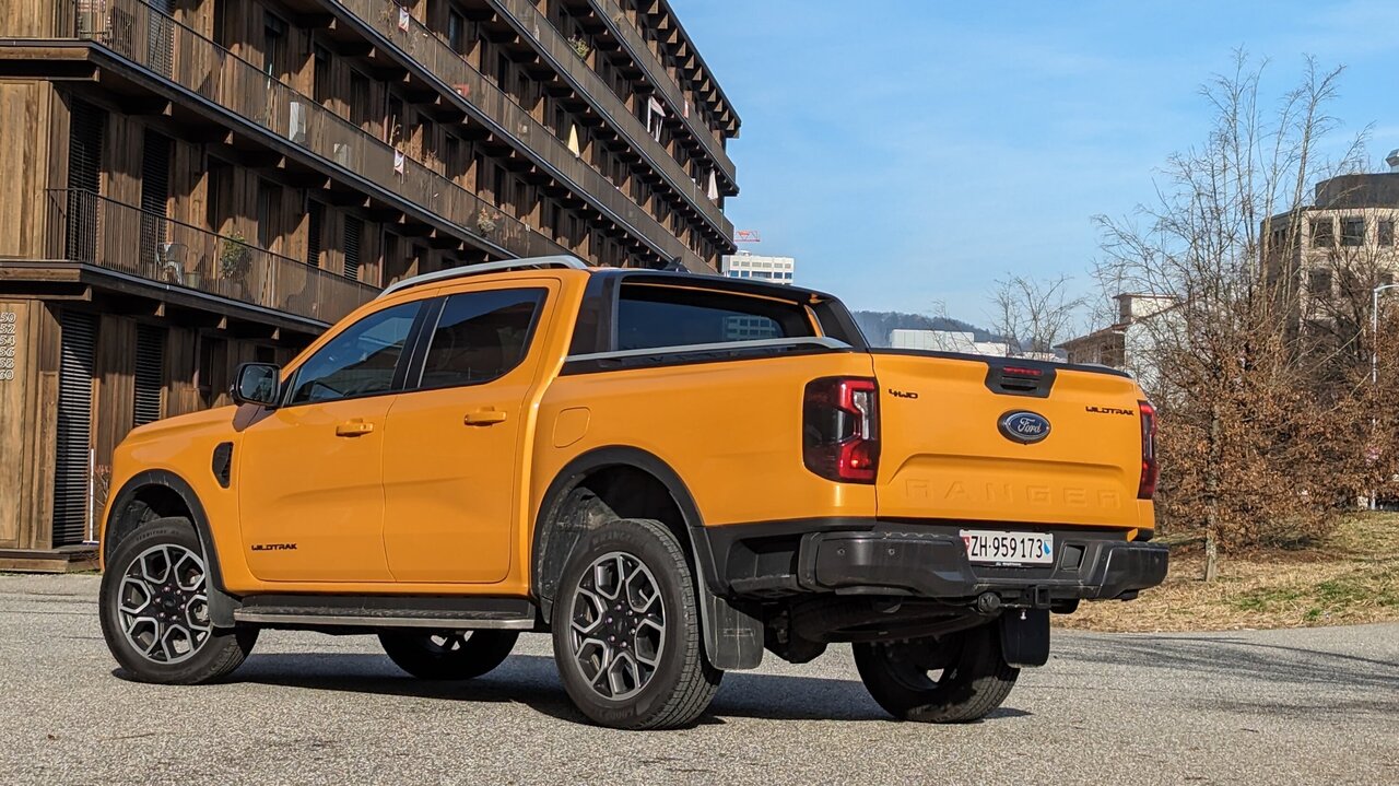 Ford Ranger Wildtrak von schräg hinten