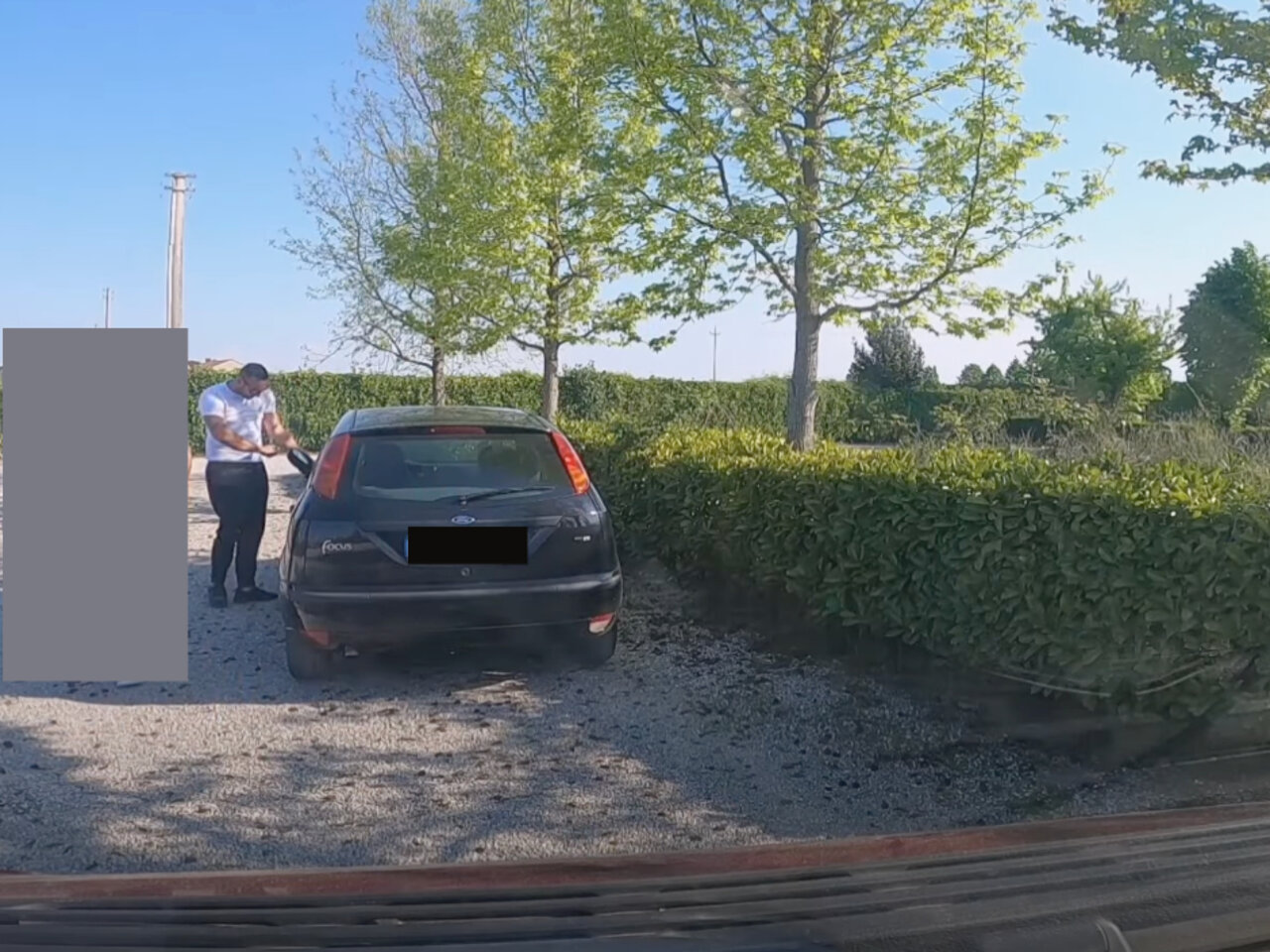 Auto von potenziellem Betrüger in Jesolo