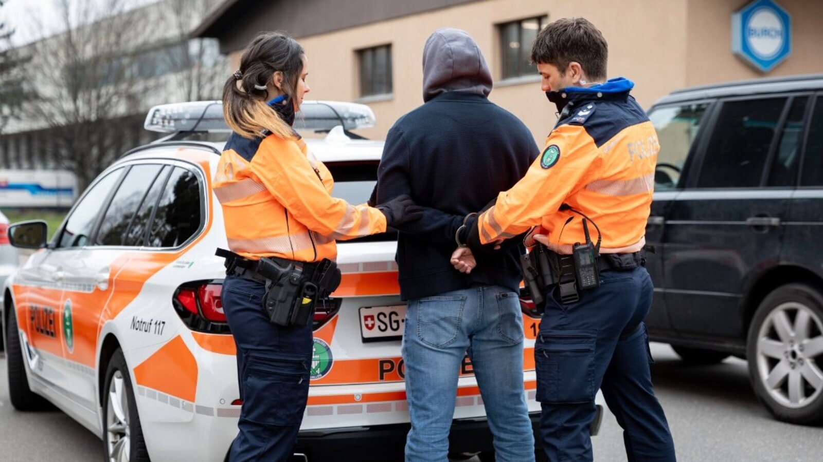 Tankstellen Attacke St. Gallen