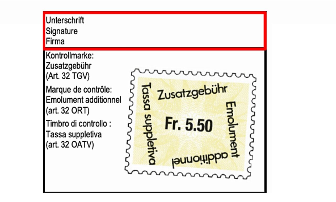 Die Kontrollmarke auf dem Typengenehmigungsschein wird es künftig nicht mehr geben. Bild: ASTRA
