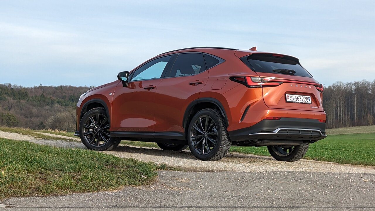 Lexus NX 450h+ von hinten