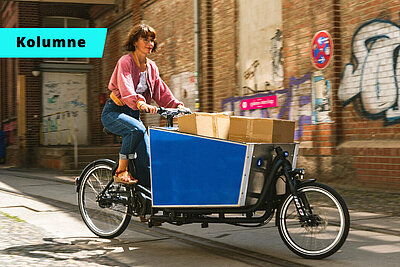 Teaser Bild mit Lastenvelo