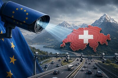 Werden wir am Steuer bald durch Satelliten ausgebremst? Bild: KI-generiert