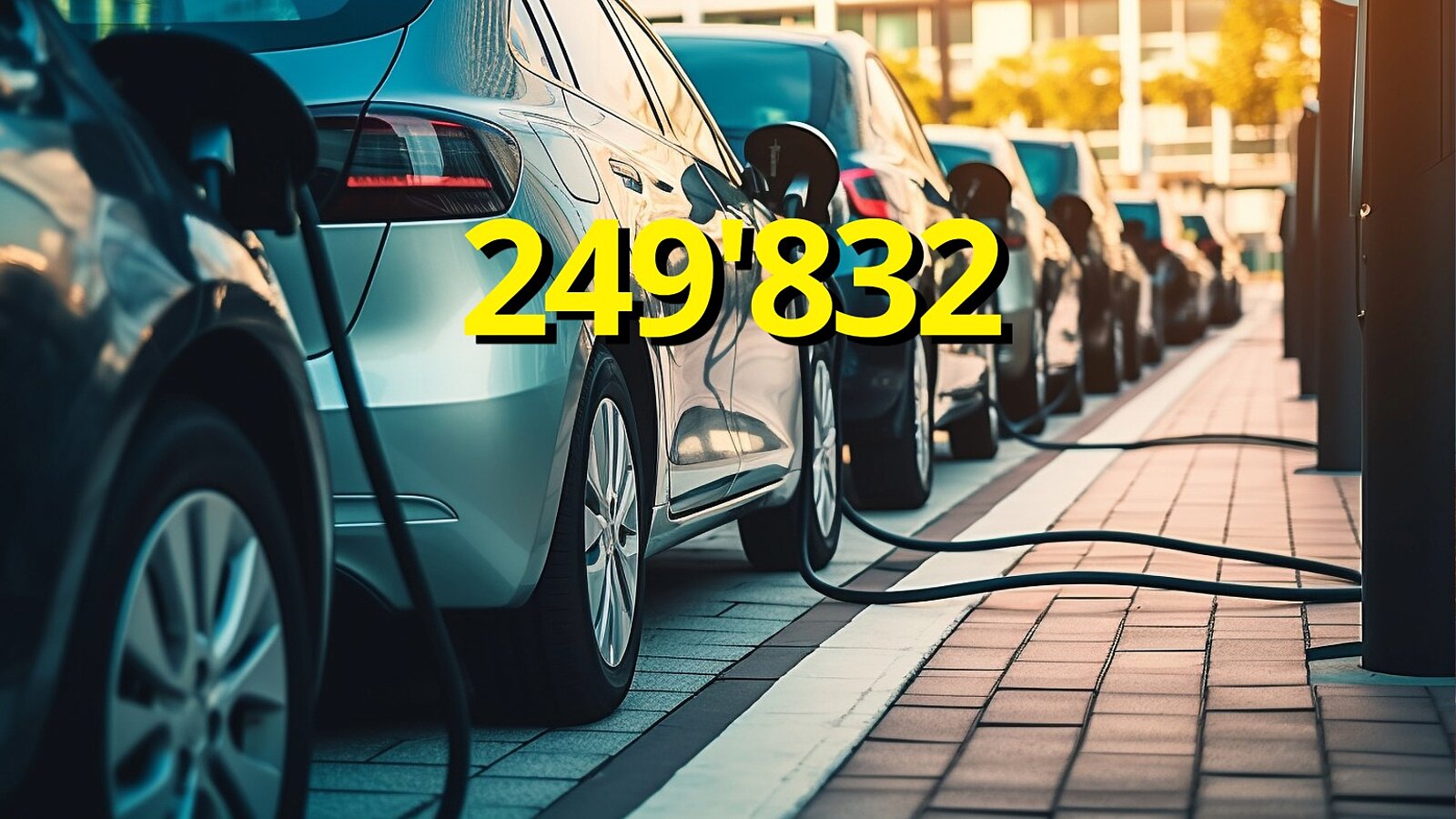 Elektroautos beim Laden