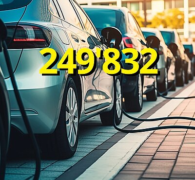 Elektroautos beim Laden