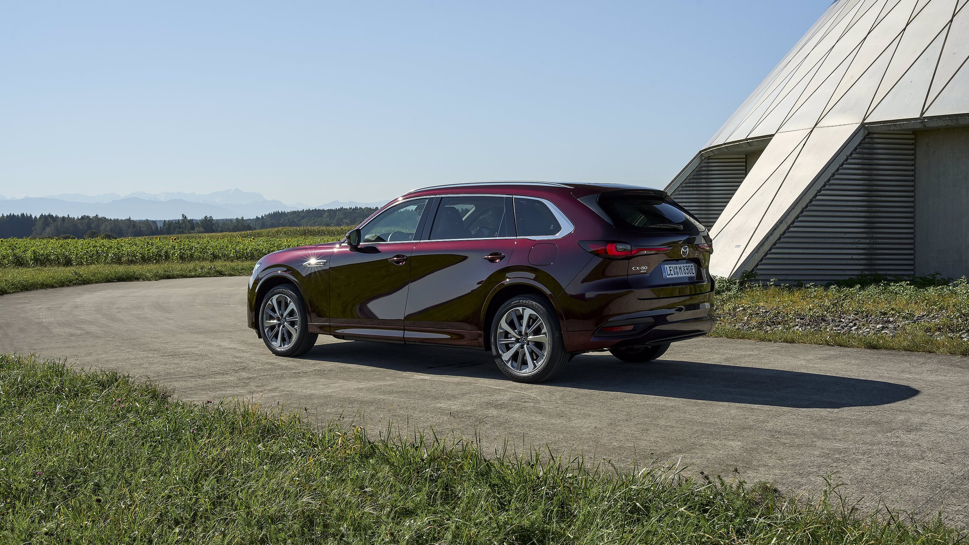Mazda CX-80 von hinten
