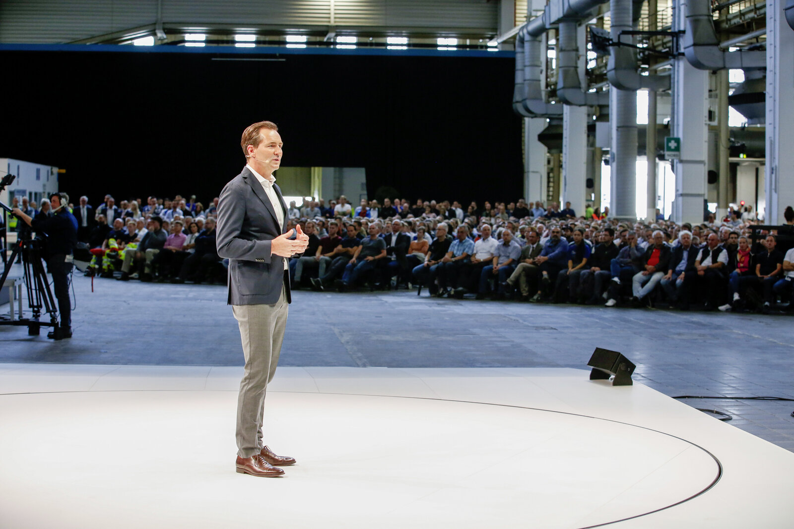 VW-Markenchef Thomas Schäfer bei einer Präsentation