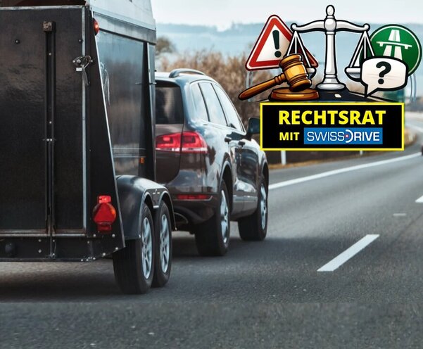 Seit 2003 muss in der Schweiz eine Anhänger-Prüfung abgelegt werden. Davor erhielt man die BE-Bewilligung direkt mit der Autoprüfung (Kategorie B). Bild: Freepik 