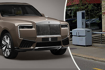 Das Radargerät steht an der Zürcher Seestrasse in der Nähe des Bahnhofs Wollishofen. Hier fuhr der 32-jährige viel zu schnell mit seinem Rolls-Royce Cullinan. Bild: Rolls-Royce, Google maps