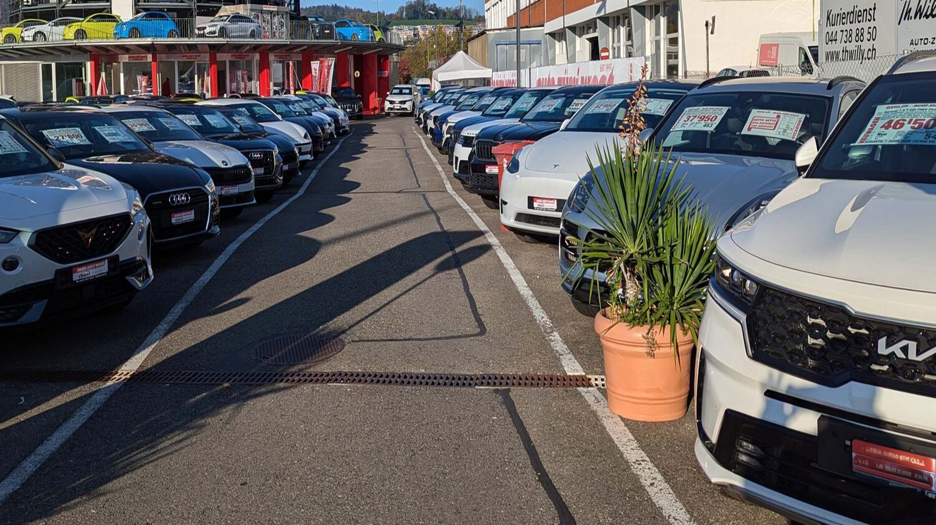 Gebrauchwagenhändler in der Schweiz