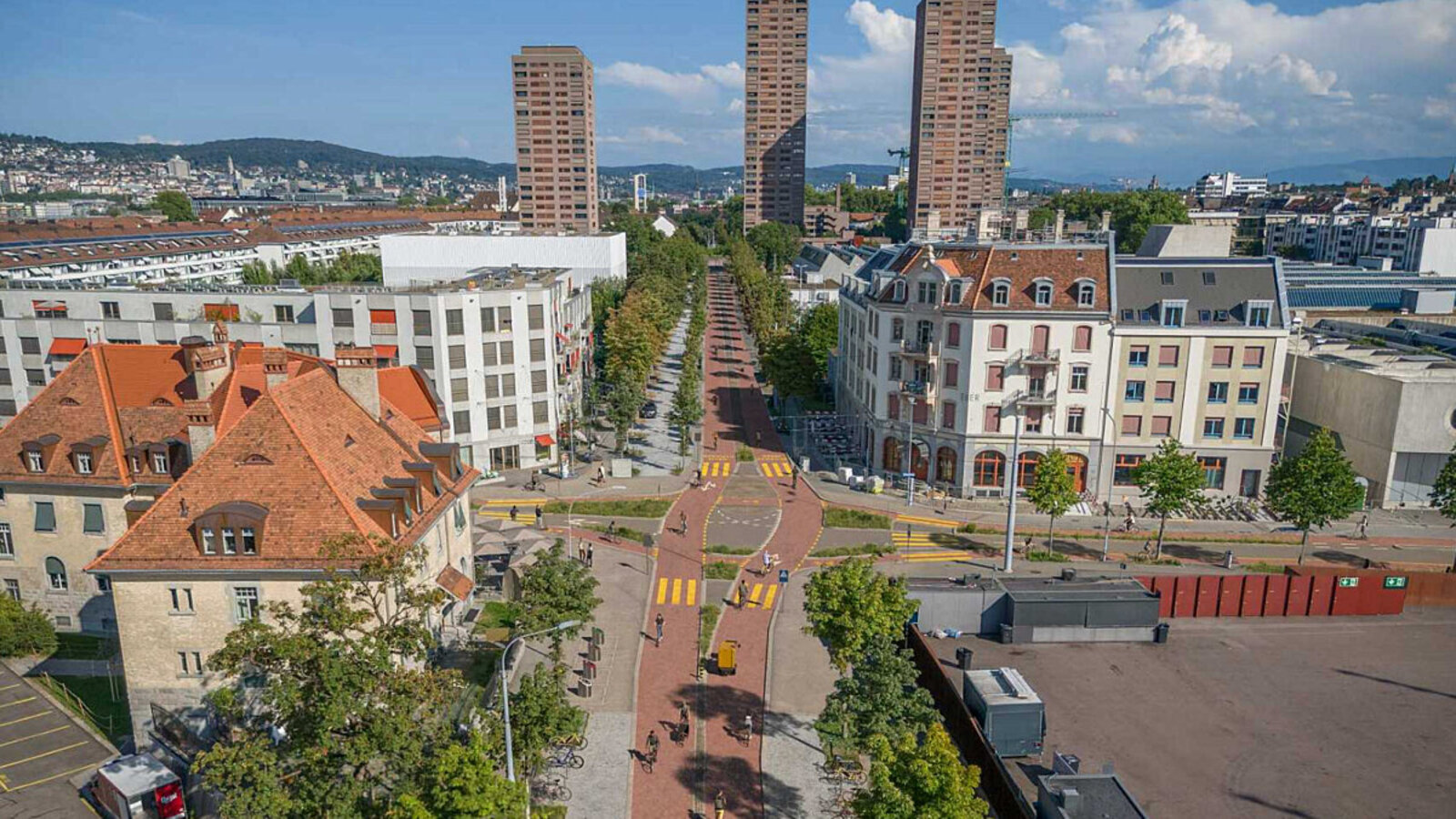 Auch die Baslerstrasse wird zum exklusiven Veloweg. Bild: Nighnurse Images