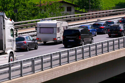 Stau am Gotthard