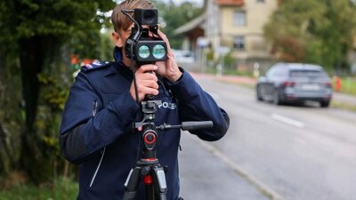 Der Raser wurde durch eine Geschwindigkeitskontrolle der Thurgauer Kantonspolizei erfasst. Symbolbild: Kapo St. Gallen