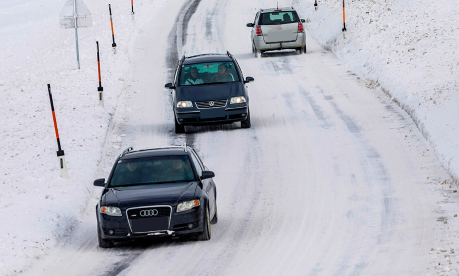Ums Autofahrern im Winter gibt es viele Mythen. Dazu zählt auch die Aussage: Auf eisglatten Strassen verdoppelt sich der Bremsweg. Was aber stimmt nun? Bild: Auto Club Europa ACE e.V.