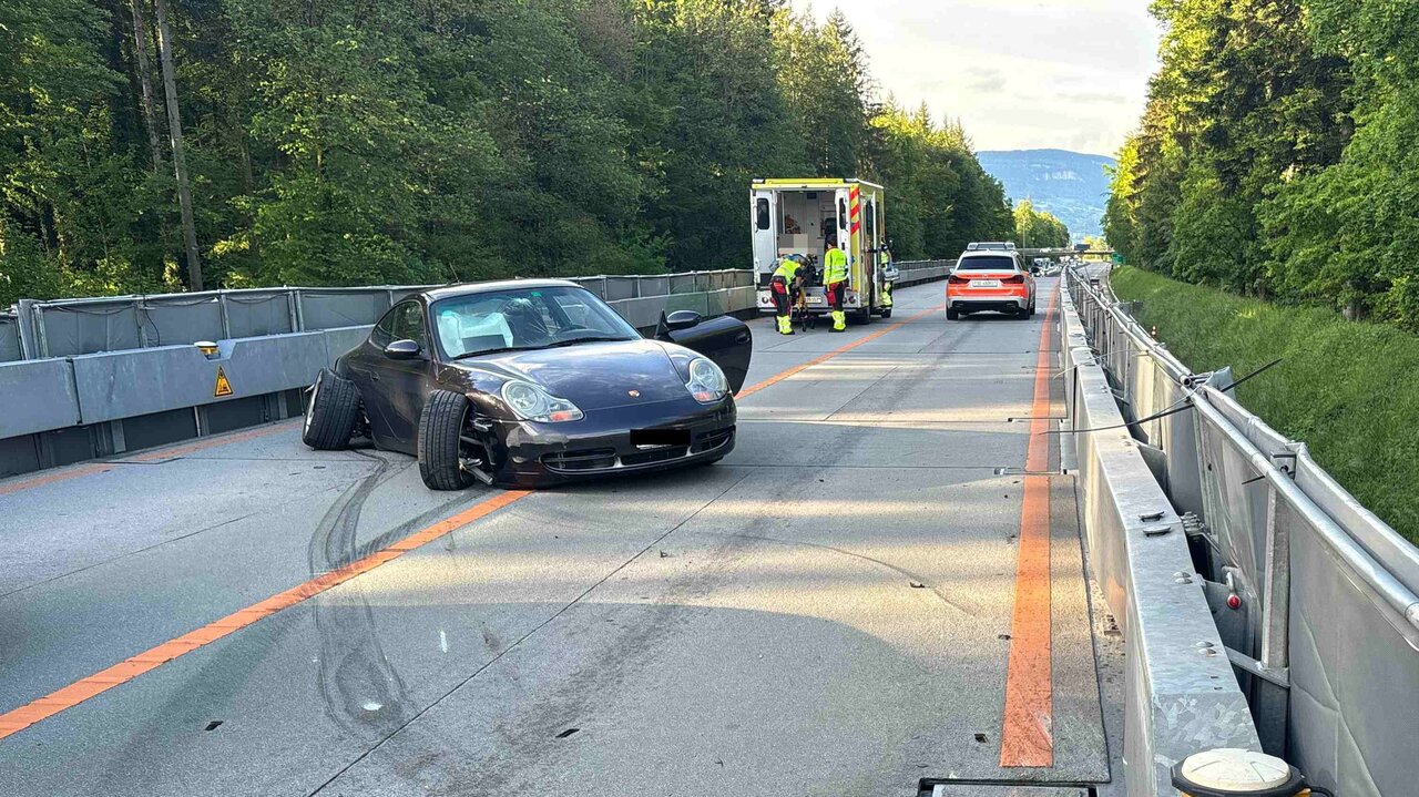 Unfall auf der ASTRA Bridge