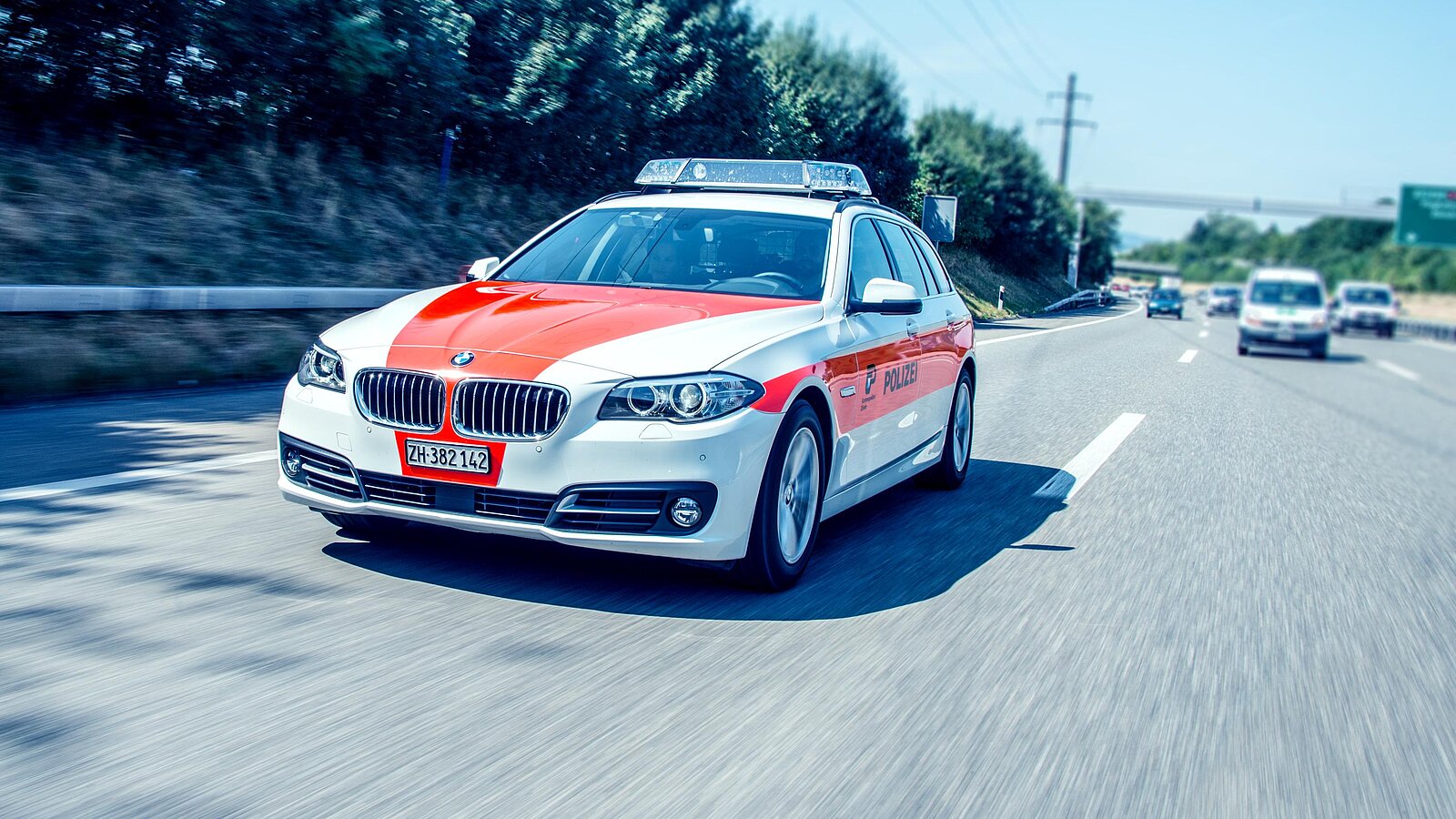 Polizeipatrouille