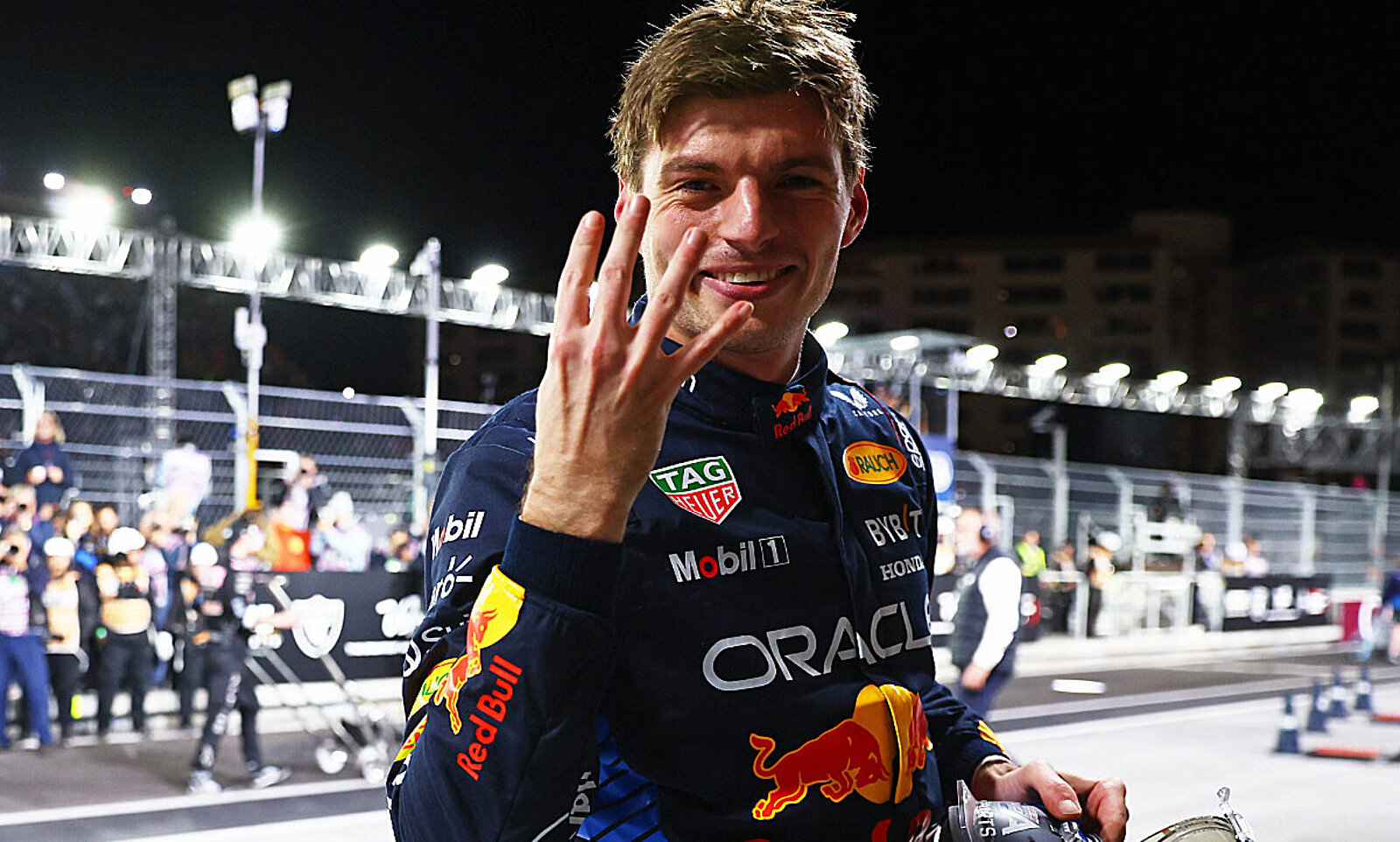 Max Verstappen holte sich in Las Vegas die nötigen Punkte für seinen vierten Weltmeistertitel. Bild: Formel 1 / Twitter