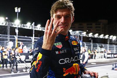 Max Verstappen holte sich in Las Vegas die nötigen Punkte für seinen vierten Weltmeistertitel. Bild: Formel 1 / Twitter