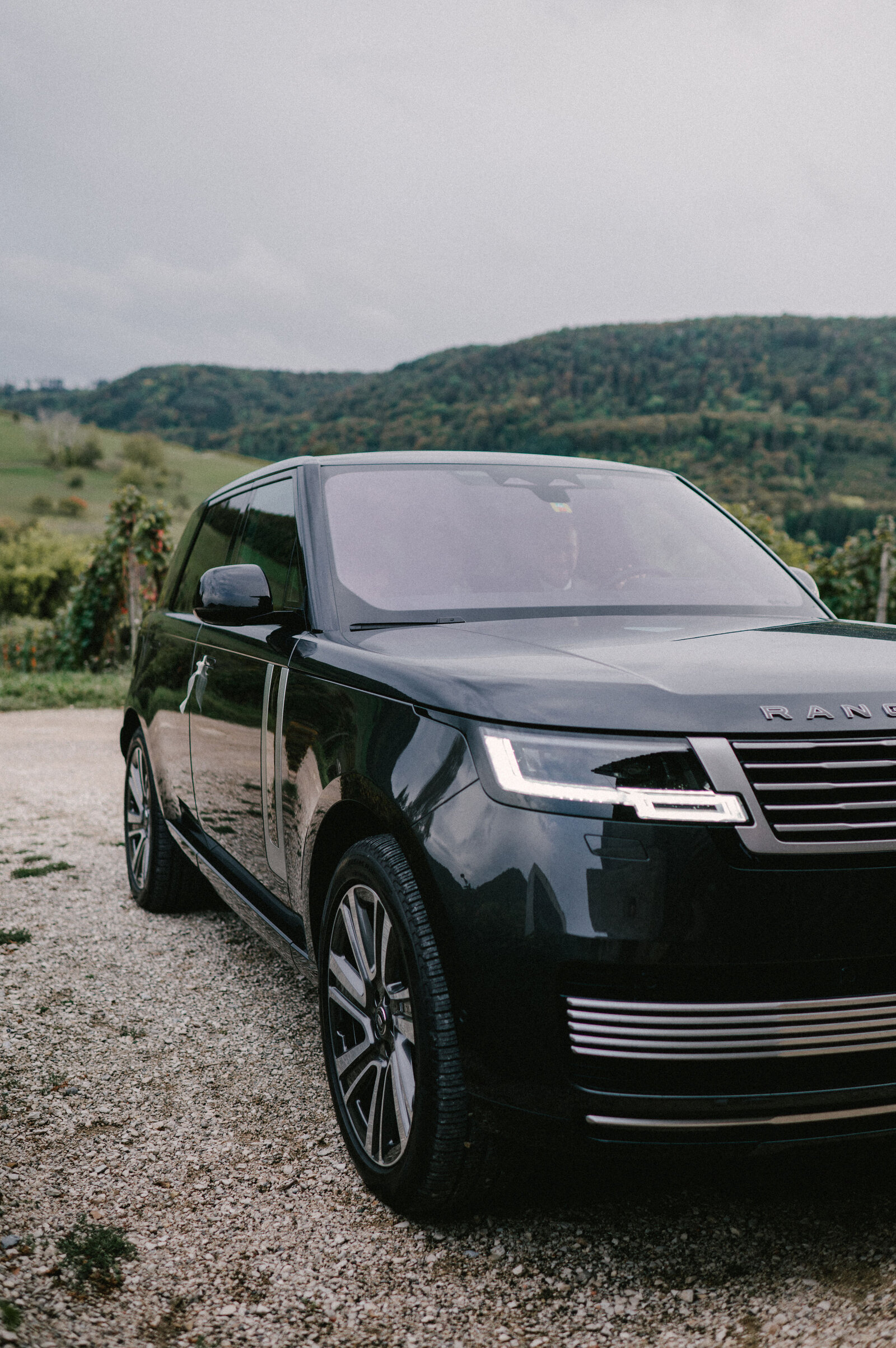 Detailansicht des Range Rover