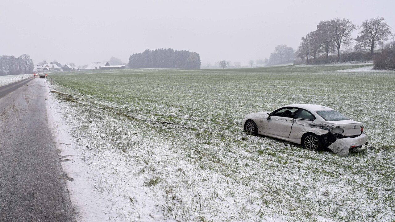 Unfall in Rain