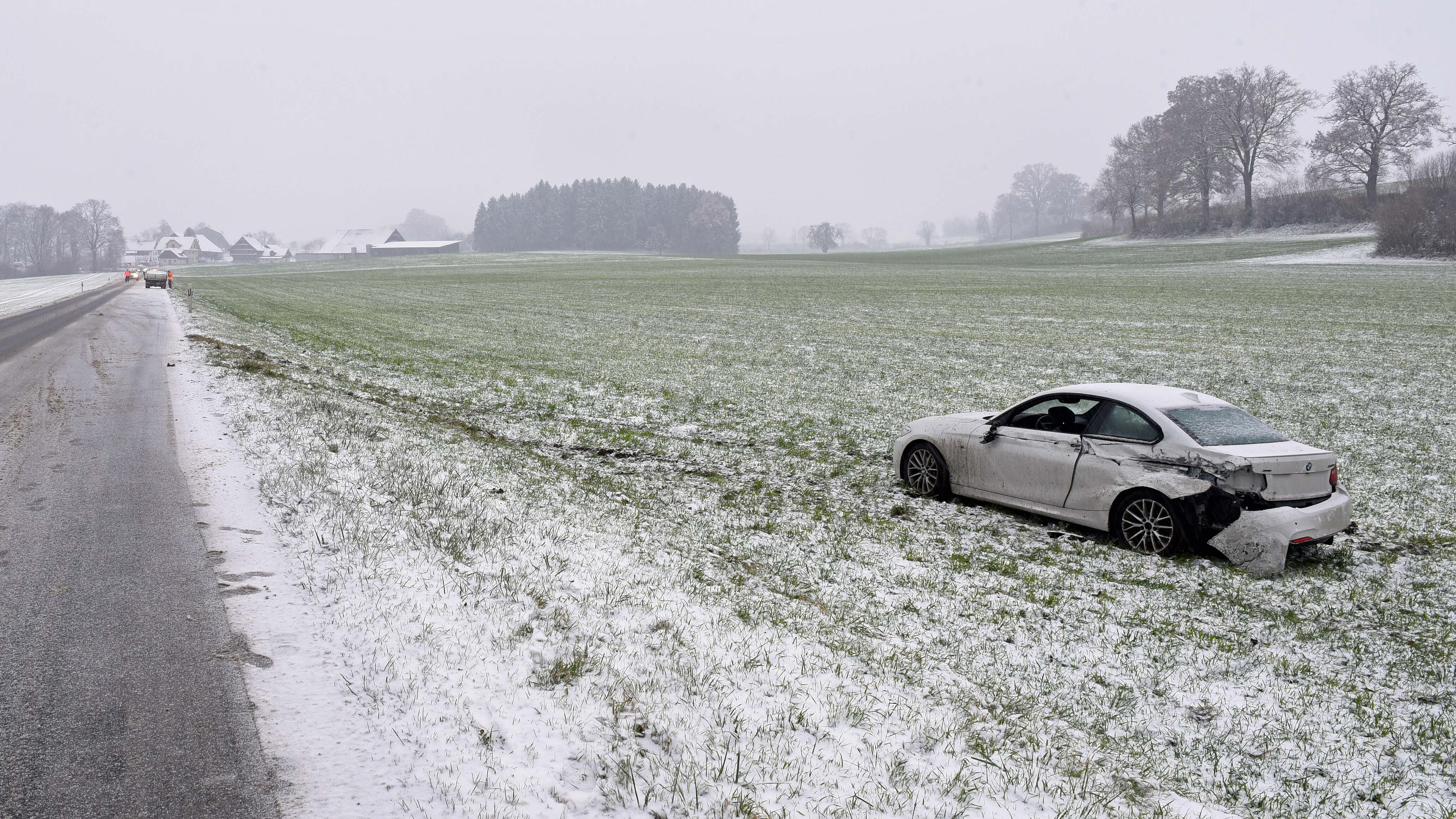Unfall in Rain