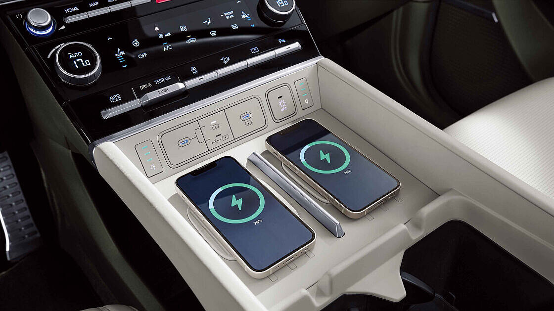 Handy-Ladeschalen im Hyundai SAnta Fe