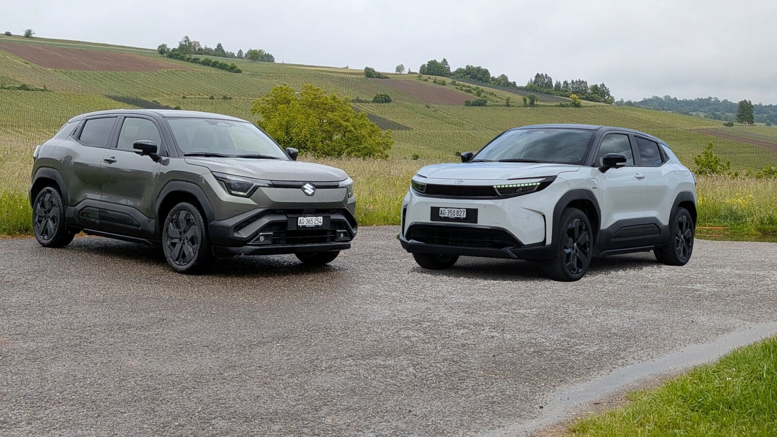 Suzuki e Vitara und Toyota Urban Cruiser