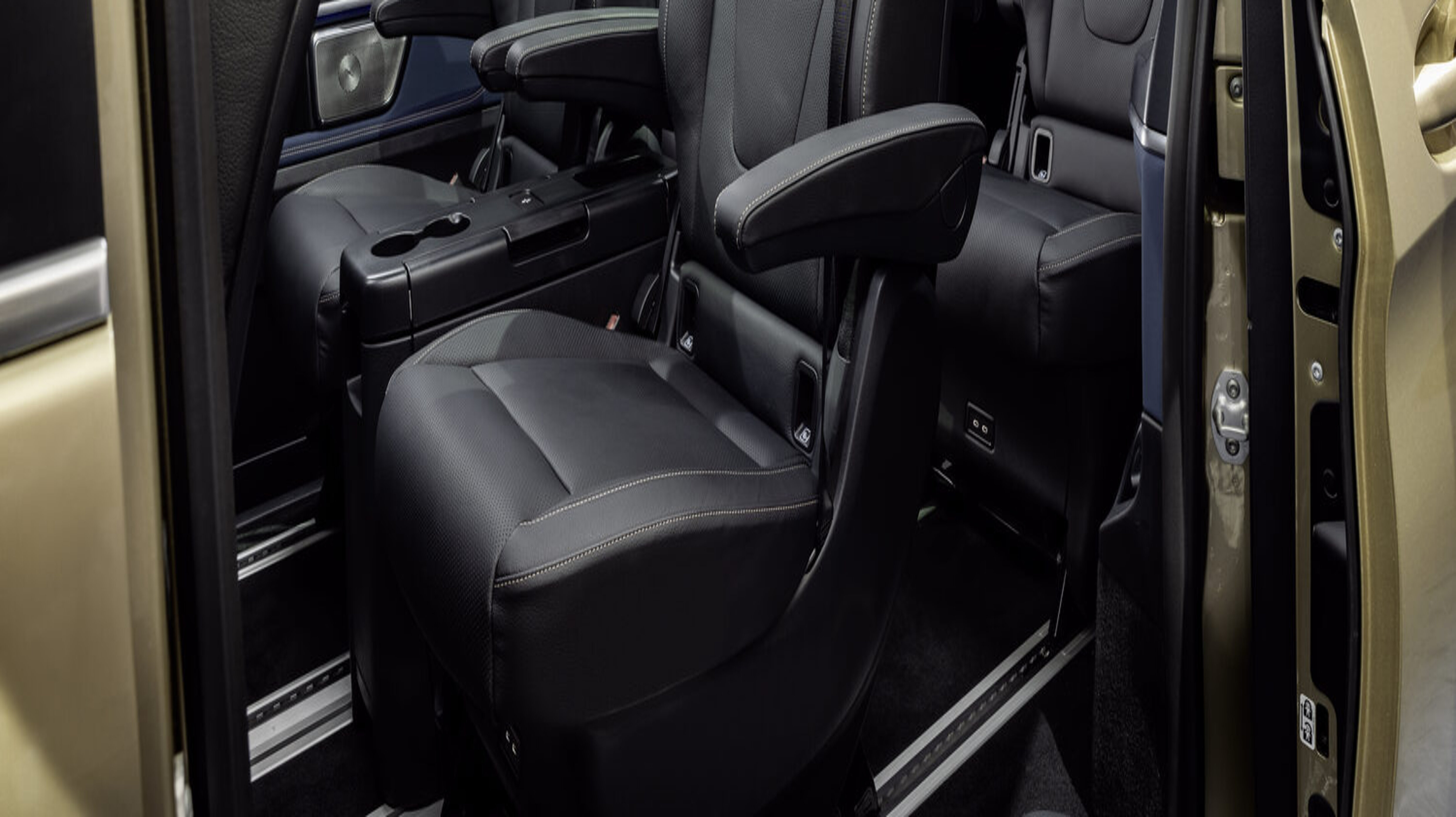 Der Innenraum des Mercedes EQV