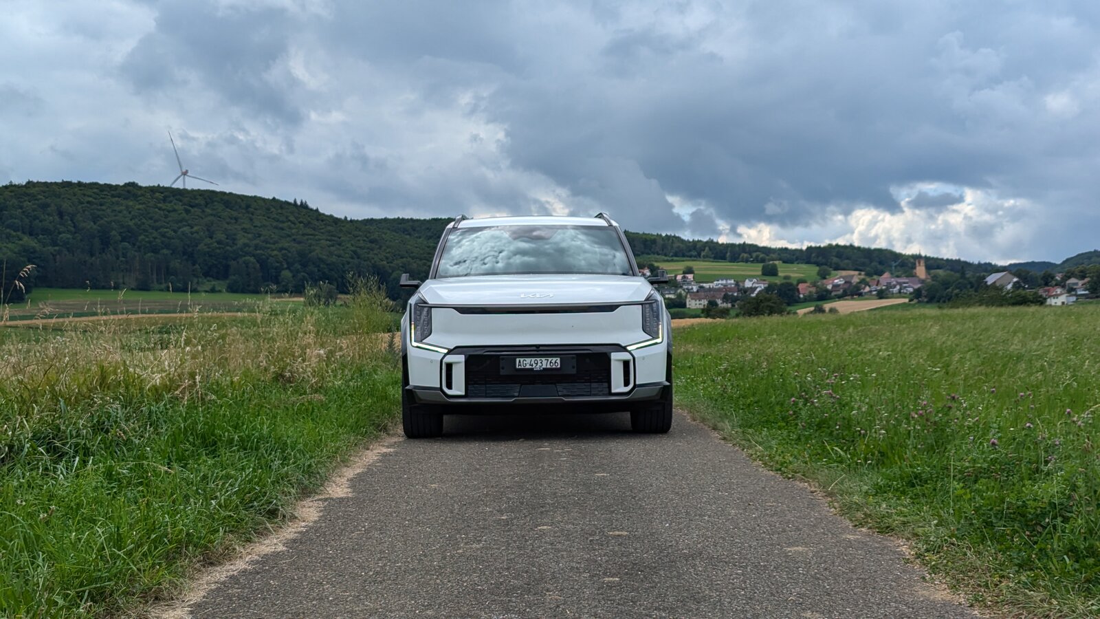 Kia EV9 von vorne