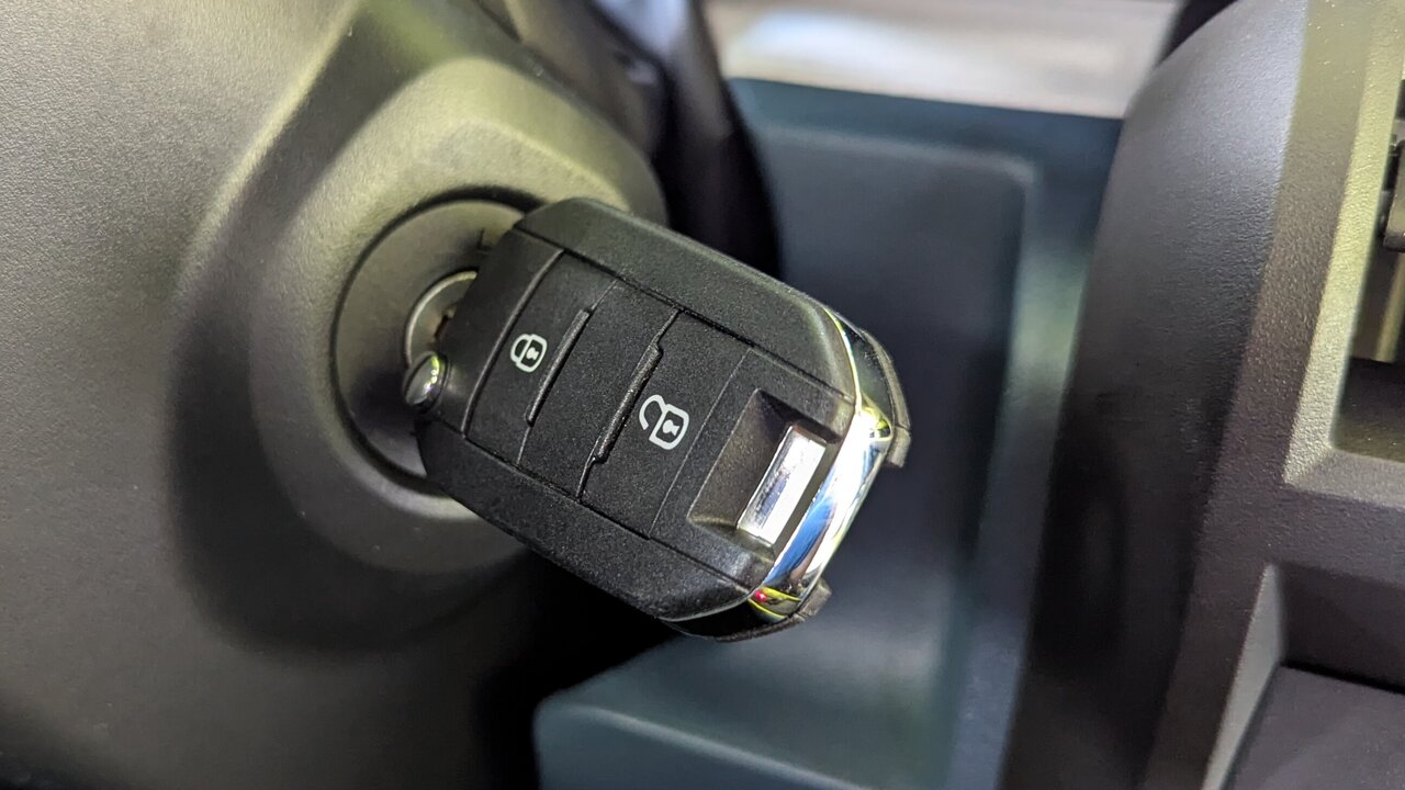 Zündschlüssel im Fiat Grande Panda