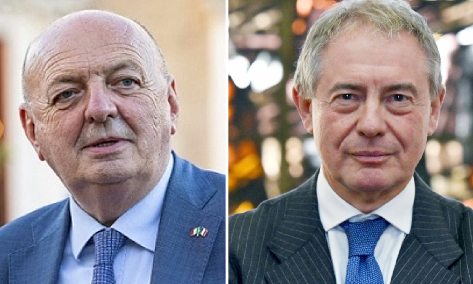 Energieminister Gilberto Pichetto Fratin (links) und Industrieminister Adolfo Urso kritisieren das EU-Verbot für Verbrennungsmotoren ab 2035. Bild:  Ministero delle Imprese e del Made in Italy, governo