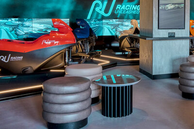 Die neu eröffnete Lounge von Racing Unleashed ist weltweit einzigartig. Bild: Racing Unleashed