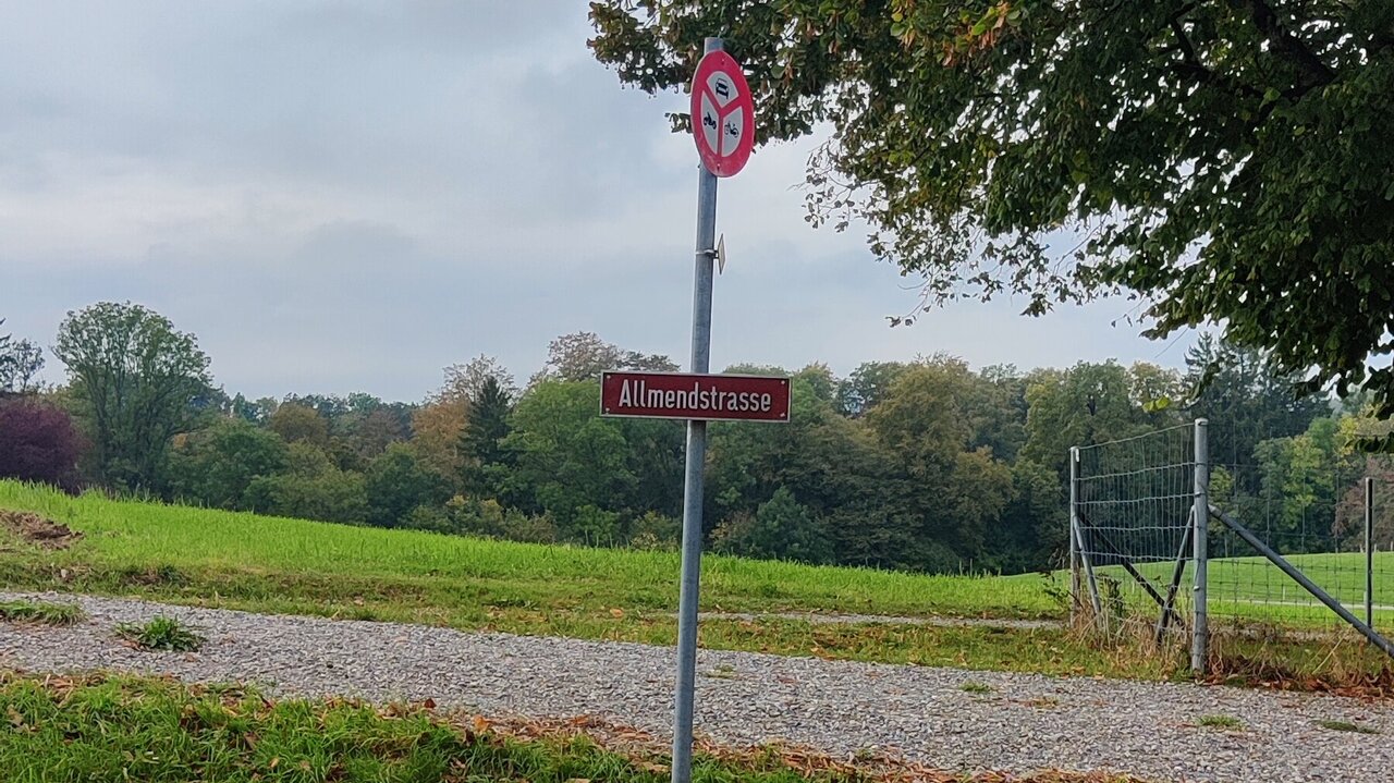 Strassennamen am Etappenziel