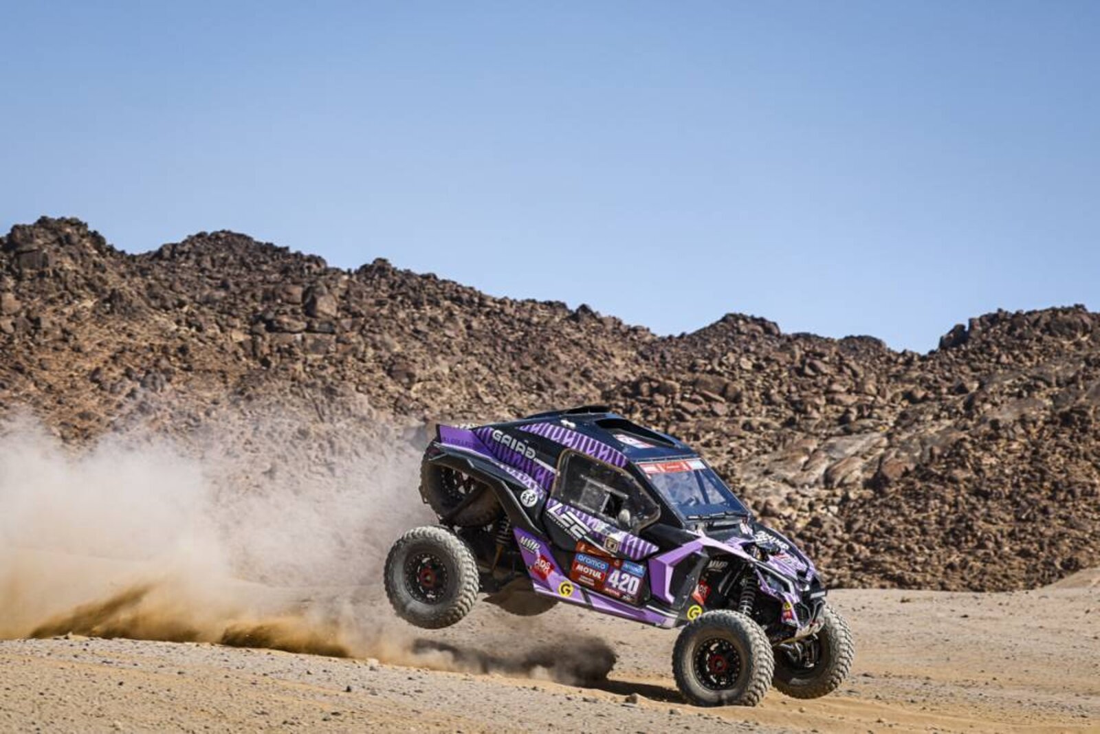 Jérôme de Sadeleer an der Rallye Dakar 2024