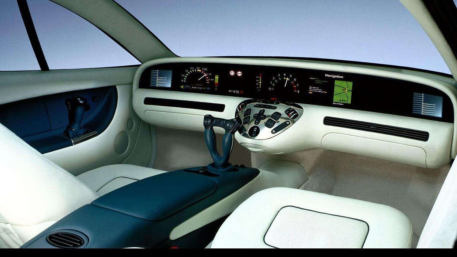 Cockpit der Mercedes-Studie 200