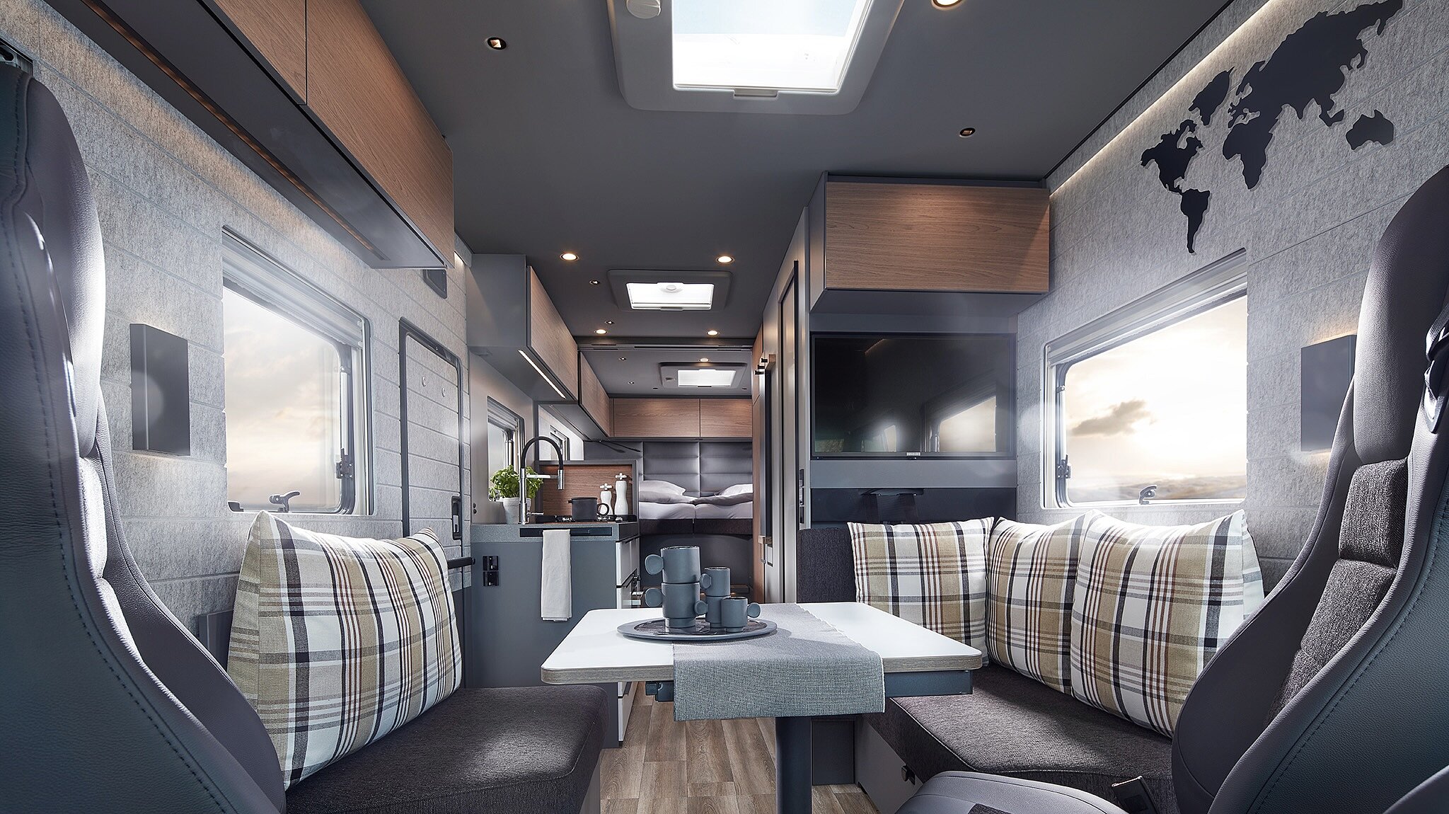 Innenraum eines Wohnmobiles von Arto Reisemobil
