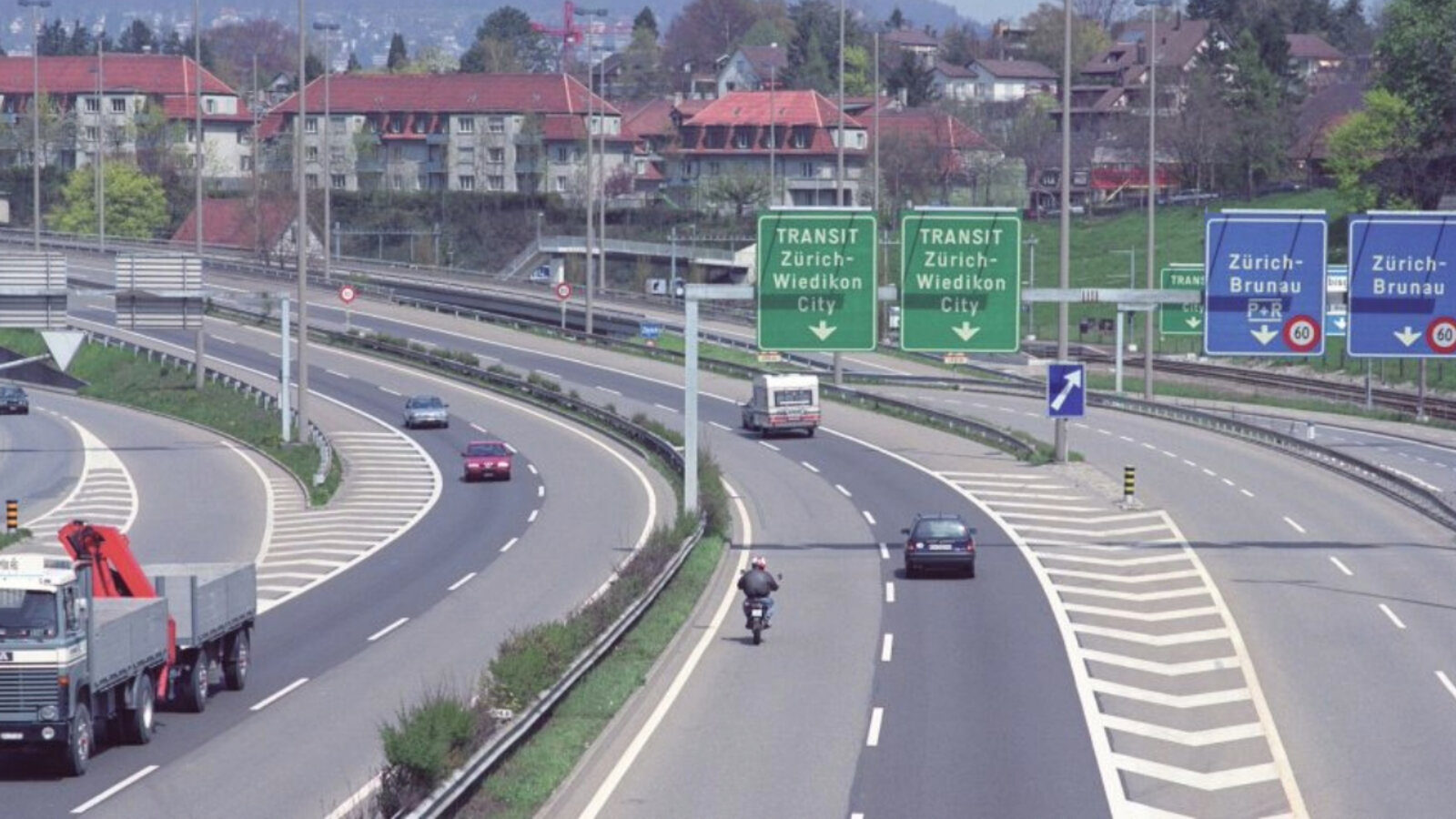 Autobahn in Zürich