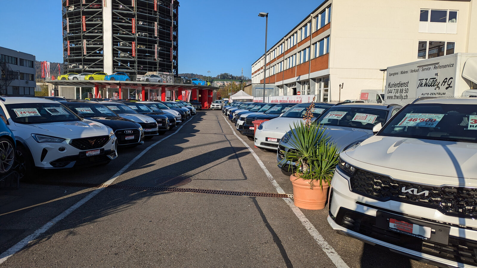 Auto-Angebot eines Occassions-Händler