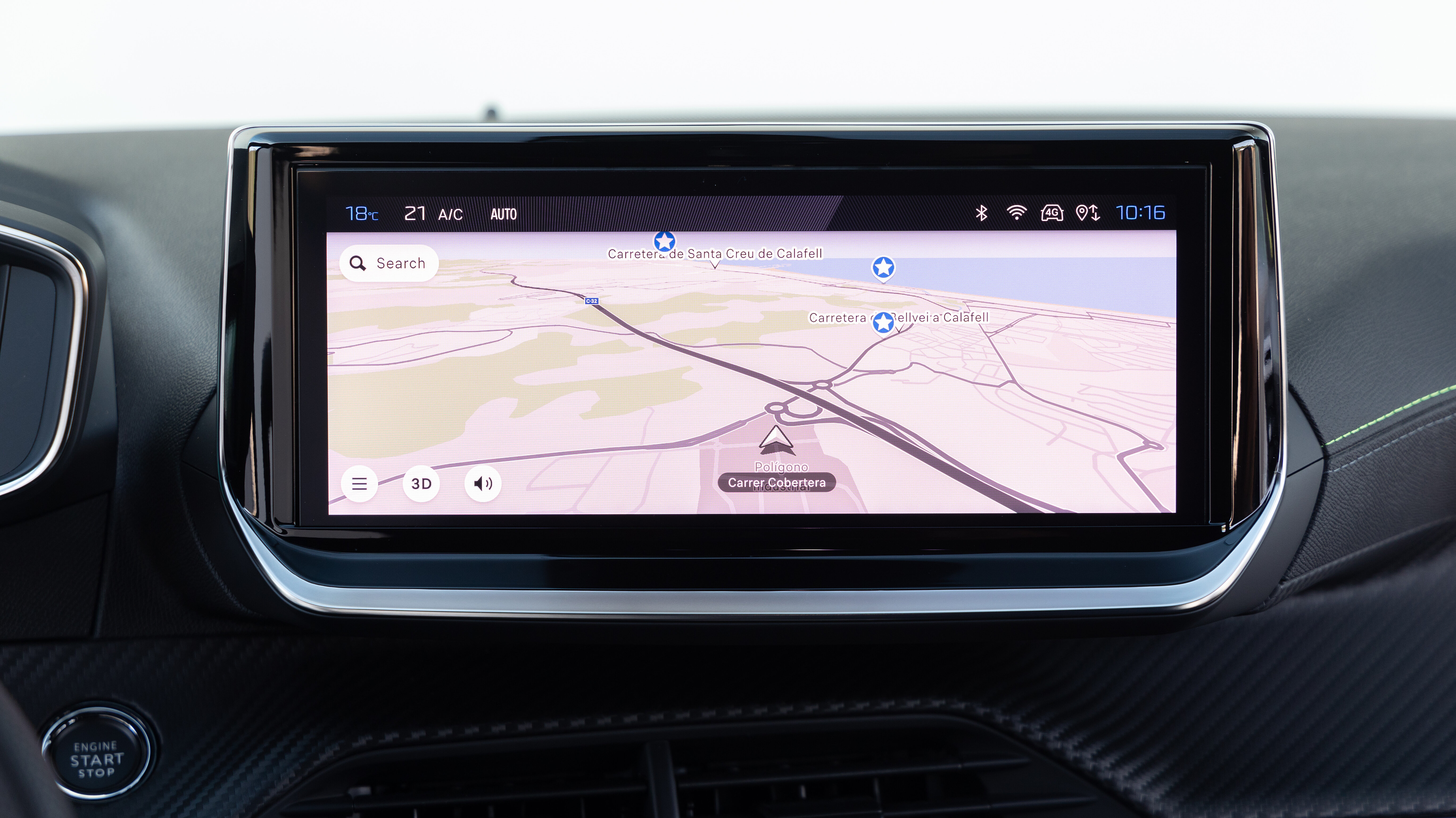 Touchscreen im Peugeot 208