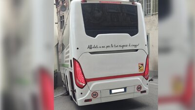 feststeckender Bus